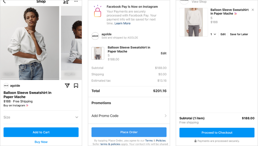 5 Step-by-Step Guide to Setting Up Your Instagram Shop 6 https later.com blog wp content uploads 2020 12 CURRENT NC Vertical Triple 2
